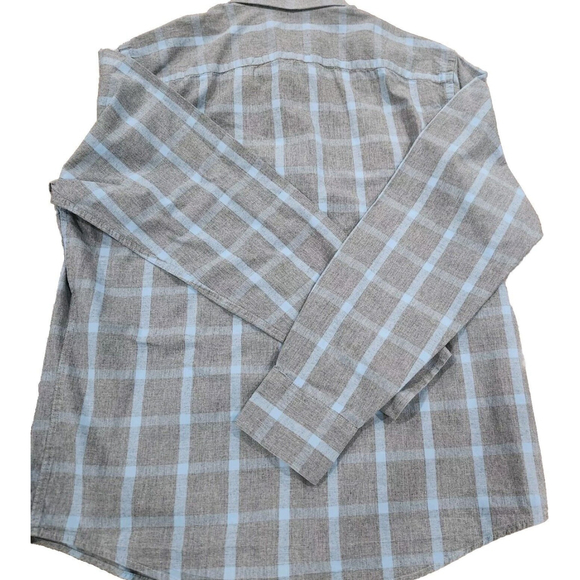 UNTUCKit Mens Shirt Medium Long Sleeves Button Down Plaid Logo - Picture 5 of 7